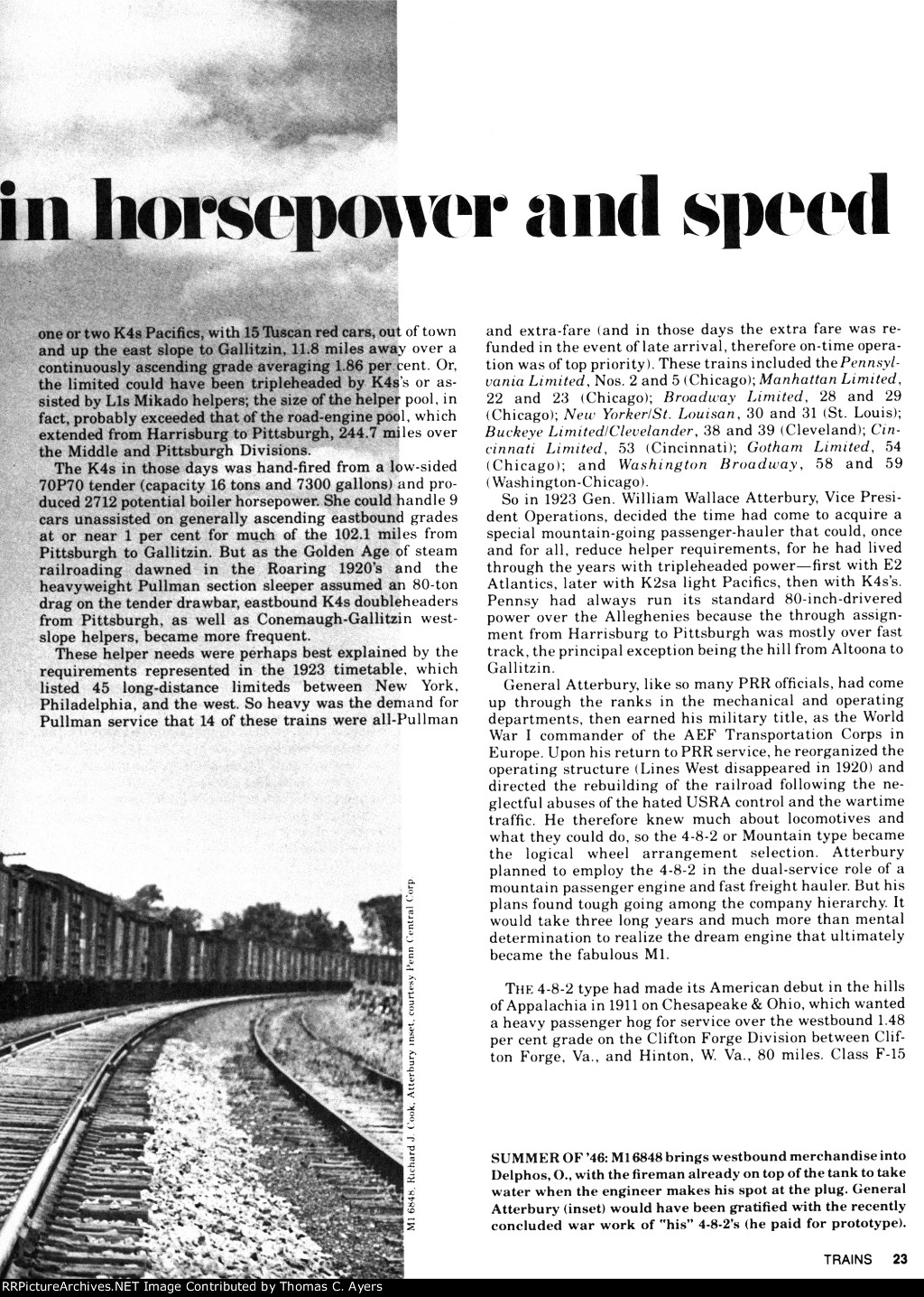 PRR, Atterbury's M-1 Engines, Page 23, 1979